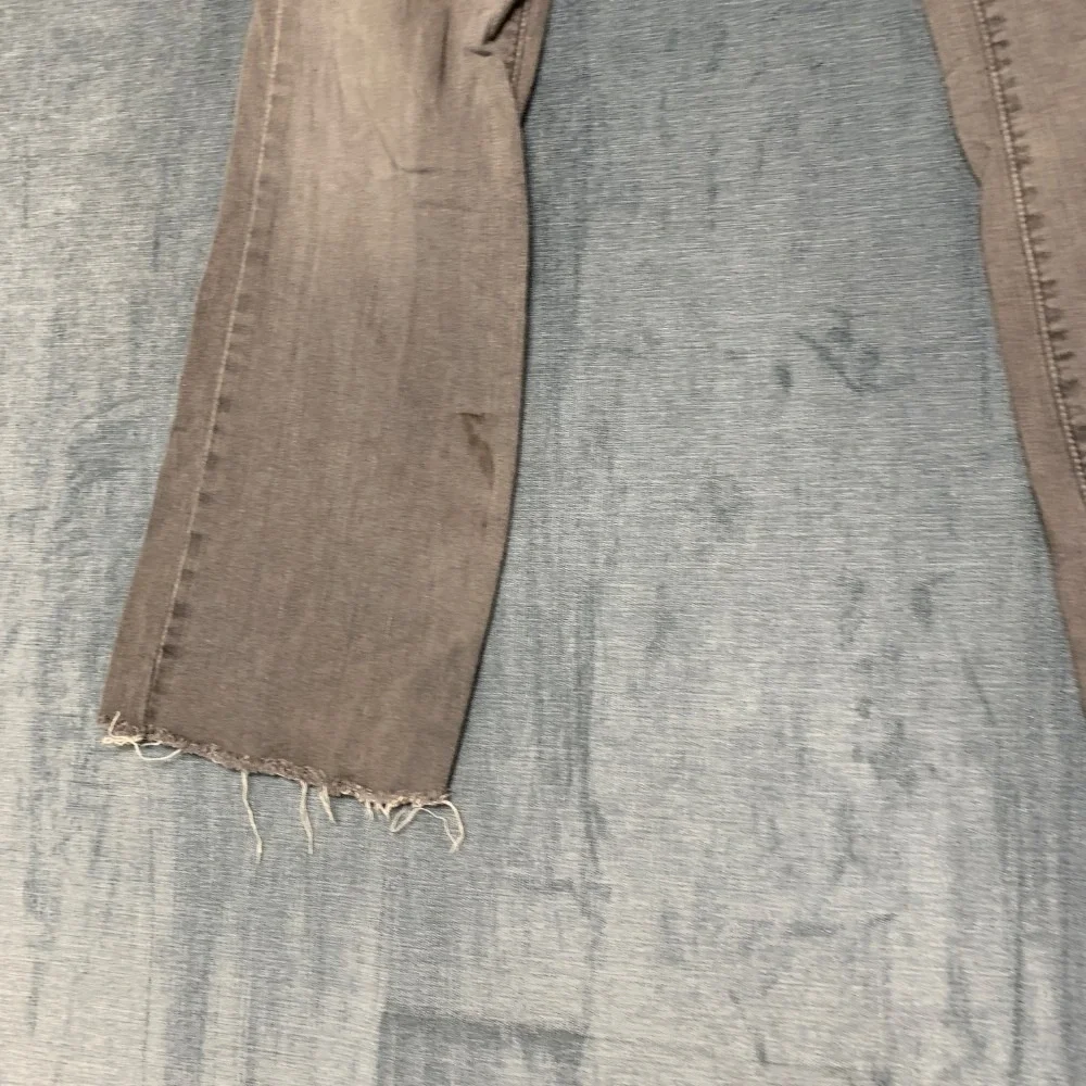Vintage Levi's 545 Bootcut Jeans Womens 8M 32x29 Gray Cotton Low Rise Frayed Hem